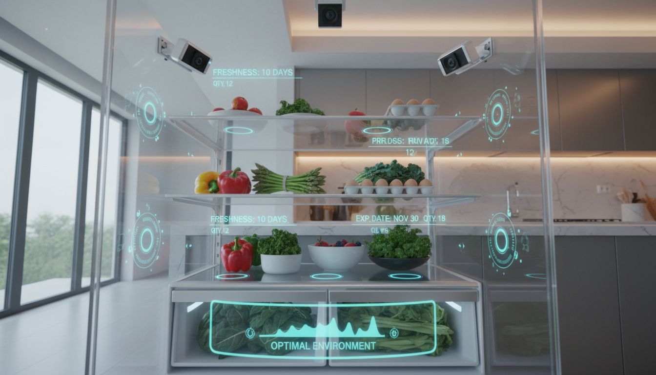 מקרר AI ב-2026: האם המצלמות והתראות 